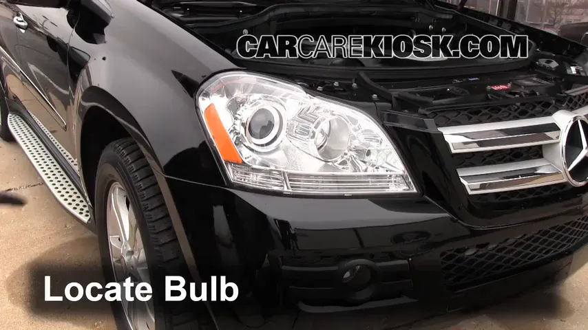 2009 Mercedes-Benz GL450 4.6L V8 Éclairage Feu de jour (remplacer l'ampoule)